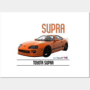 Supra Drift Orange Posters and Art